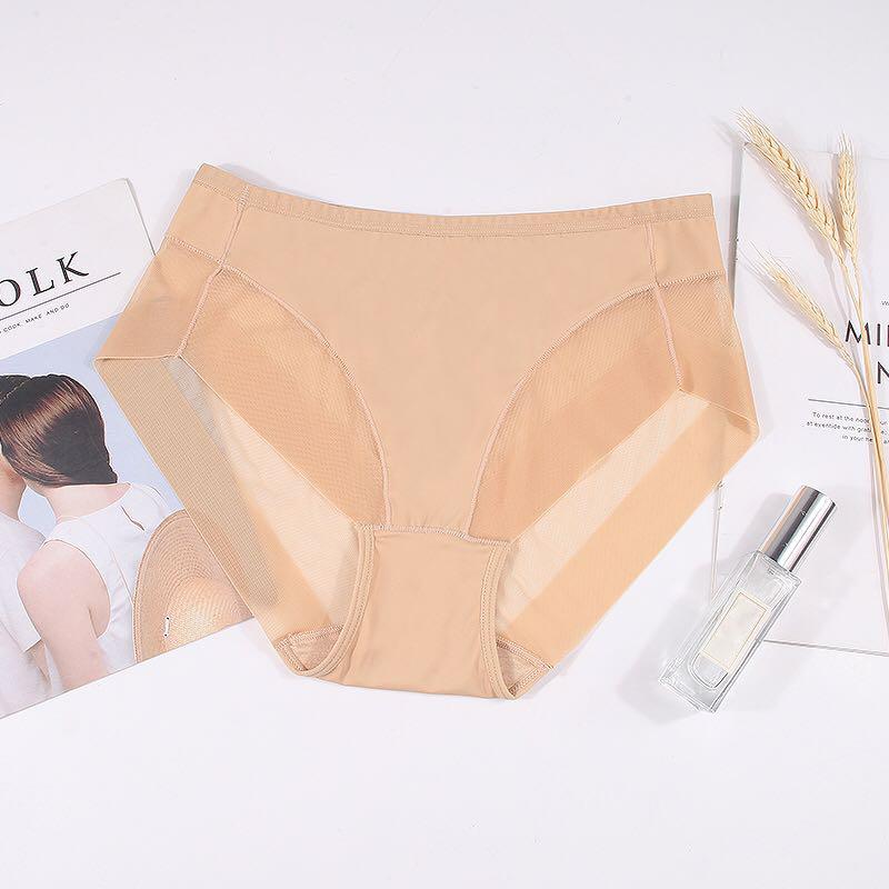 Женские бесшовные трусики с подтяжкой бедер, 2 упаковки, корректирующие дышащие эластичные трусики для похудения, корректирующее нижнее белье, женское нижнее белье