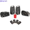 Jingyuqin Modified Folding Remote Car Key Shell Fob Case For Chevrolet Cruze Epica Lova Camaro Impala 2 3 4 5 Button HU100 Cover