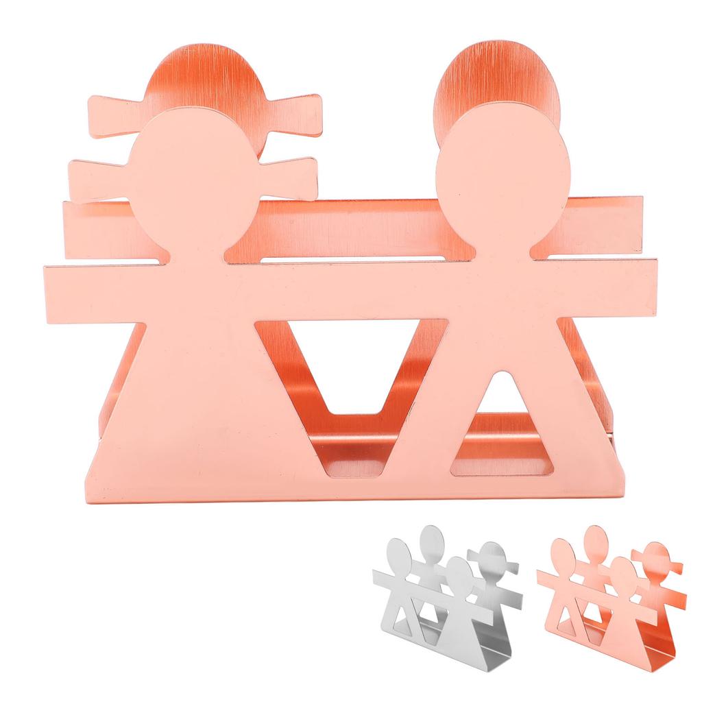 Процесс рисования держателя для салфеток, матовый полированный, пара, полый узор, держатель из нержавеющей стали для кухни