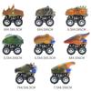(H0826)8 шт., детская игрушка в подарок, модель динозавра, мини-игрушечный автомобиль, подарок, игрушечный автомобиль с откатным механизмом