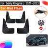 Car Mud Flaps For Geely Xingyue L 2023 Accessories Monjaro ~2023 Car Fenders Splash Guard Front Rear Mudguards