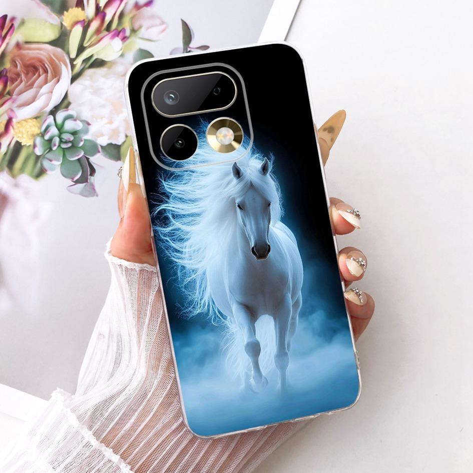 Чехол для Realme 16 Pro / Realme 16 Pro+ Чехол RMX5121 RMX5120 RMX5131 Популярный Мультяшный Мягкий Тонкий Прозрачный ТПУ Защитный Чехол для Телефона