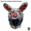 Helmet Protection Headgear Cover Cartoon Fluffy Plush Set For Motorcycle Full-Face Protective Case Motorbike Safety Trendy