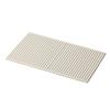 Kitchen Drainers Sculpture Mat D Sand White, Silicone Drain Mat, 40cm Wide X 25cm Deep X 0.7cm High
