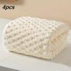 1/4PCS Adult Super Absorbent Ultra-fine Fiber Towel, Quick Drying Texture Towel, Soft Home Thickened Coral Velvet Bath Towel