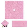 ABJI-Graduation Cap Decorations Graduation Cap Decorations Kit Graduation Cap Topper Pink