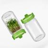 4pcs Plastic Mason Jar Sprouting Lid PP Strainer Lid Kitchen Gadgets Sprout Cover  Wide-mouthed Jar