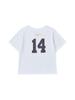 NYXX Crop Uniform Number 14 Tee White