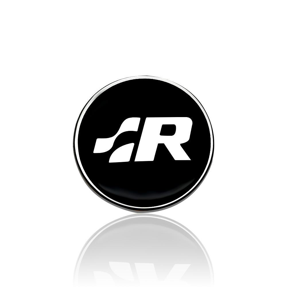 Для VW 45 мм/50 мм Автомобильный Алюминиевый Значок Рулевого Колеса Логотип Накладка Наклейка Для Volkswagen VW R Line GTI Golf 5 7 Tiguan Caddy Passat