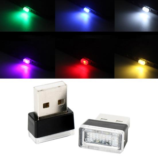 Mini USB LED Car Home Cinema Auto Interior Light Neon Atmosphere Ambient Lamp