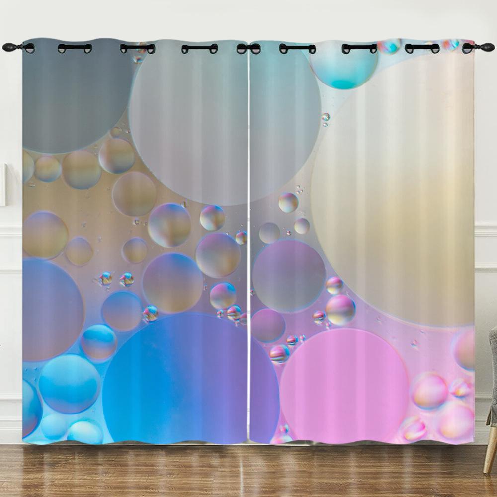 Штора Роса 3D Цифровая печать Затемняющая штора на люверсах