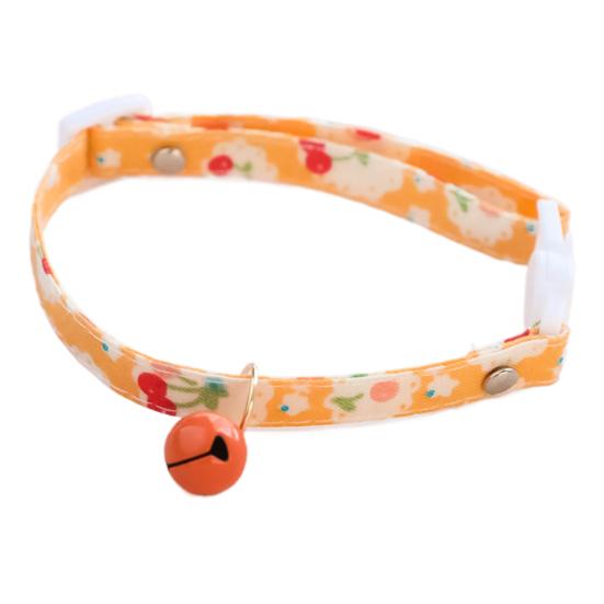 Ожерелье для домашних животных Фруктовый узор Регулируется Безопасно для кожи Легко носить Износостойкий Хлопок Домашнее животное