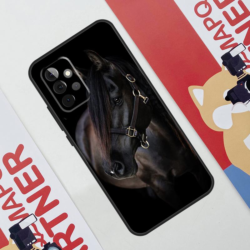 Красивый черный конь Чехол для телефона для Samsung Galaxy A53 A33 A23 A13 A52 A32 A22 A12 A51 A71 A14 A24 A34 A54 A21S