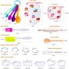 Кулинарный набор, детский милый набор для выпечки, набор кухонных игрушек, аксессуары, фартук со шляпой шеф-повара, перчатки для духовки, держатель для кастрюли, формочка для печенья в качестве детского кухонного подарка