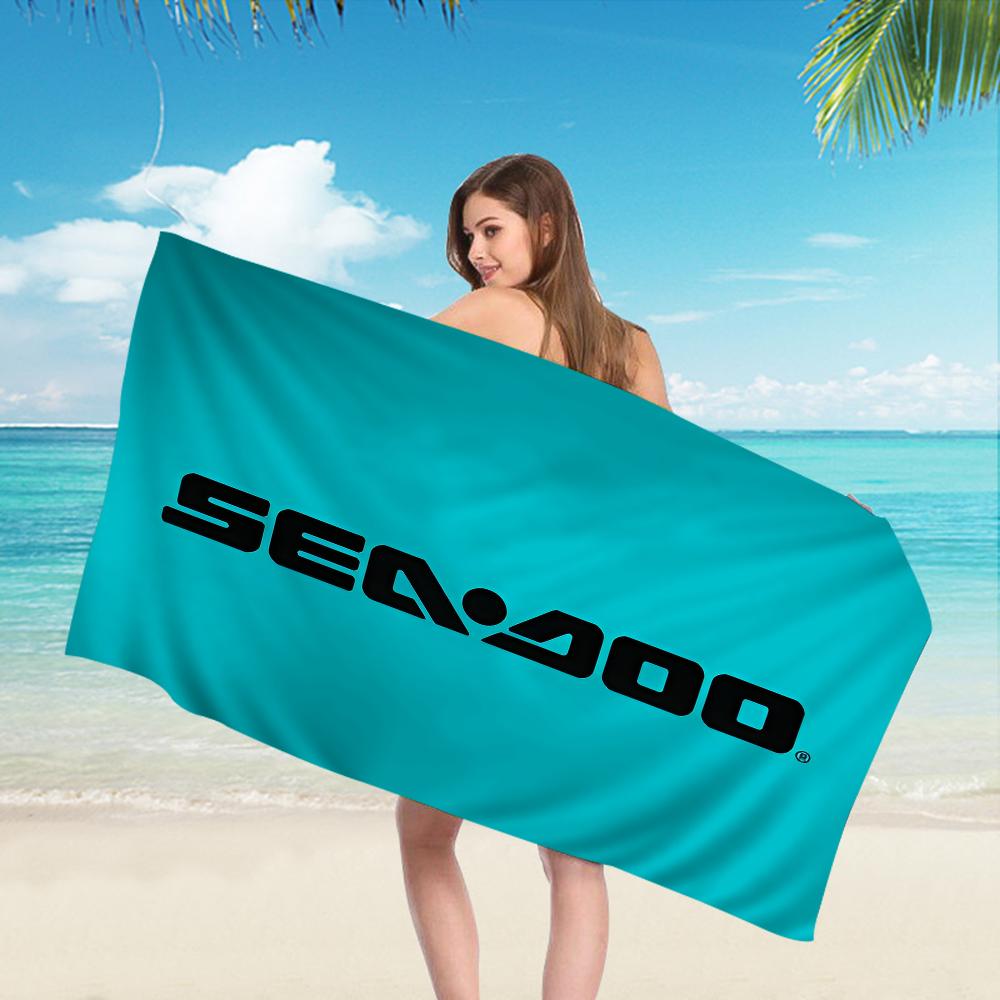 S-Sea D-Doo Seadoo Микрофибра Пляжное полотенце Впитывающее Быстросохнущее Мягкое Йога Плавание Курорт Альпинизм Полотенце