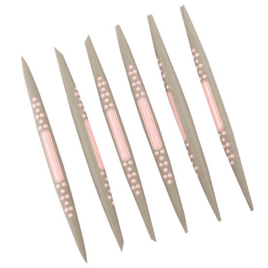 6 шт./набор Фондант Сахар Мягкие наконечники Шейперы Торт Цветок Моделирование Инструмент для лепки из полимерной глины