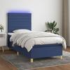 VidaXL Slat Bed Base with Mattress and LED, Upholstered Bed, Single Bed, Adult Bed for Interior Bedroom, 3135491