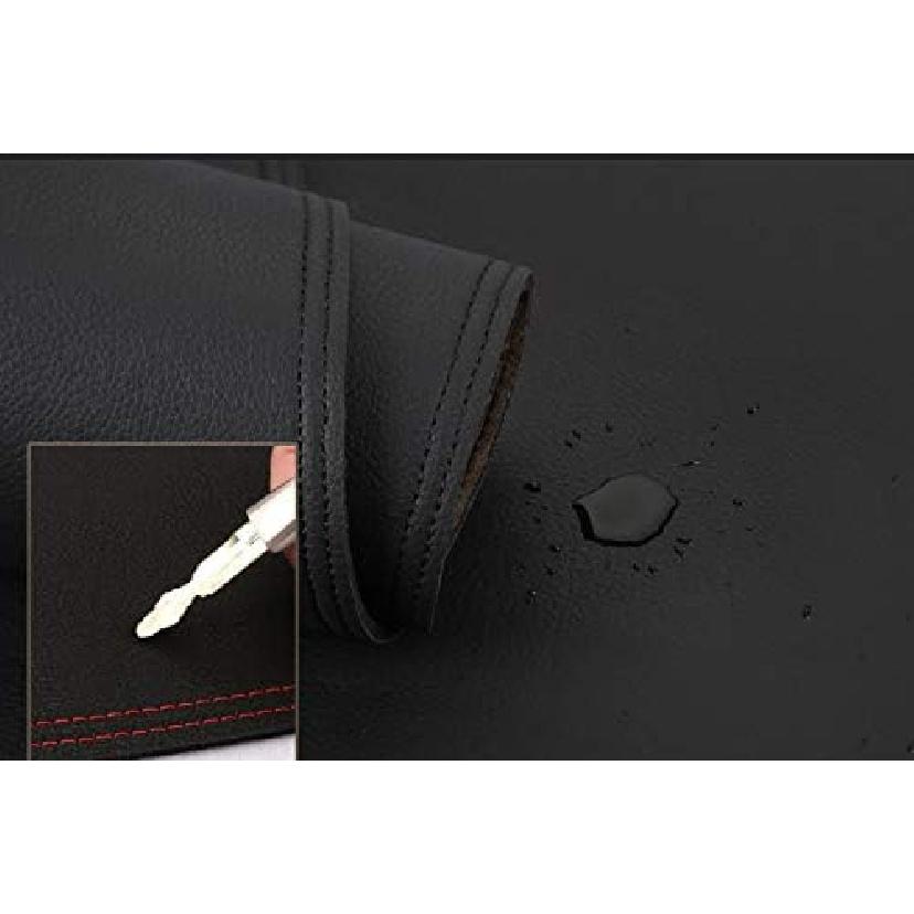 1pcs Non-Slip Leather Dash Covers Dashboard Cover Dash Mat Dashboard Mat Dash Carpet Black compatible with Lexus LS 600 / LS 460 2013-2019 2020 2021