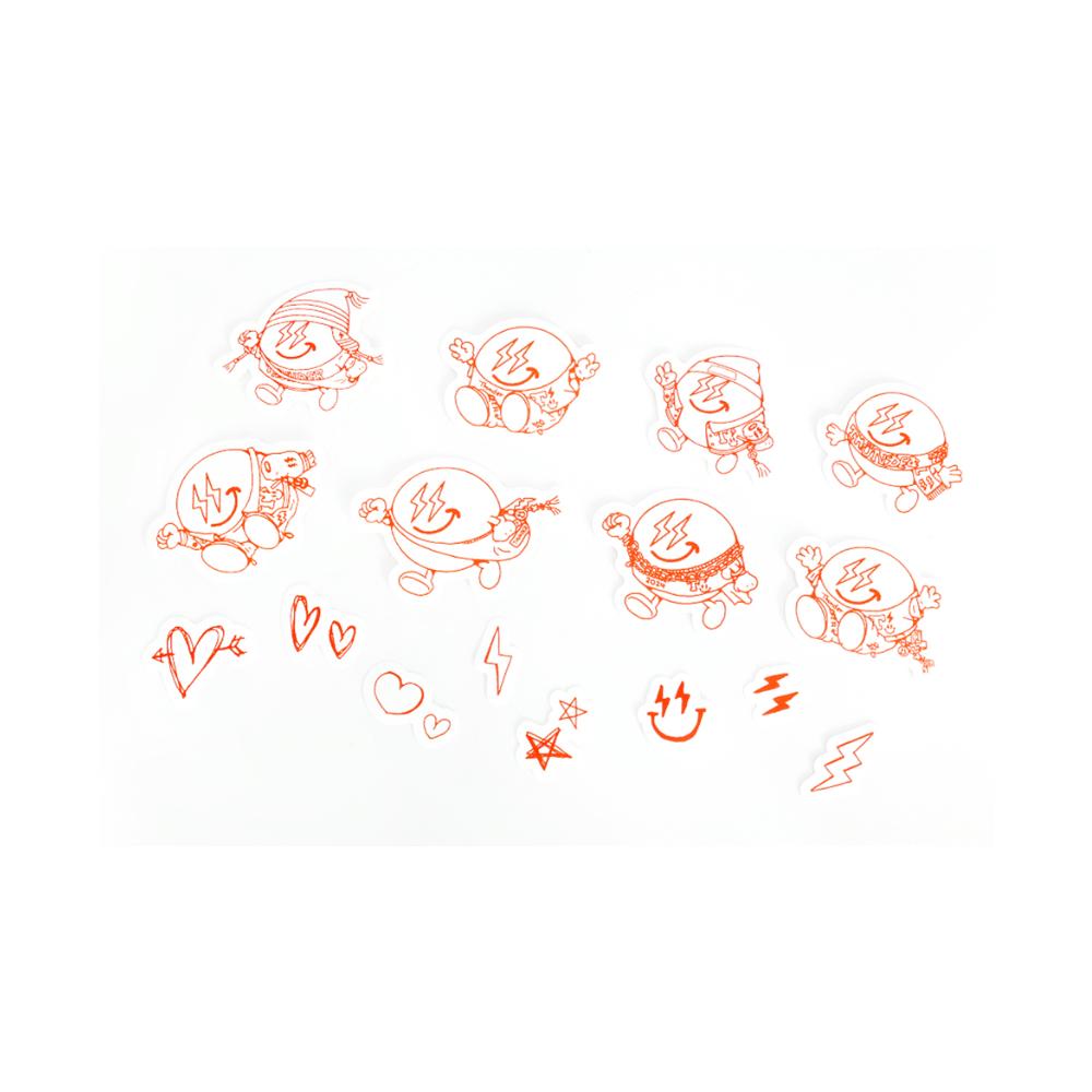 Набор наклеек ATEEZ THUNDER POP-UP 2024 года