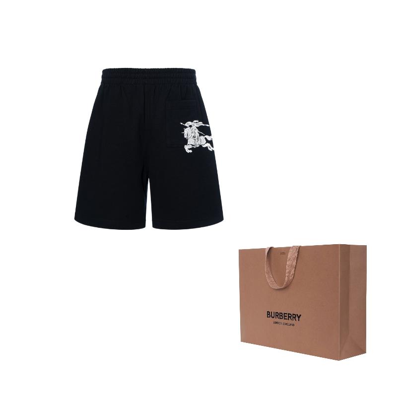 Burberry Ekd Straight leg Cotton Shorts 80959251