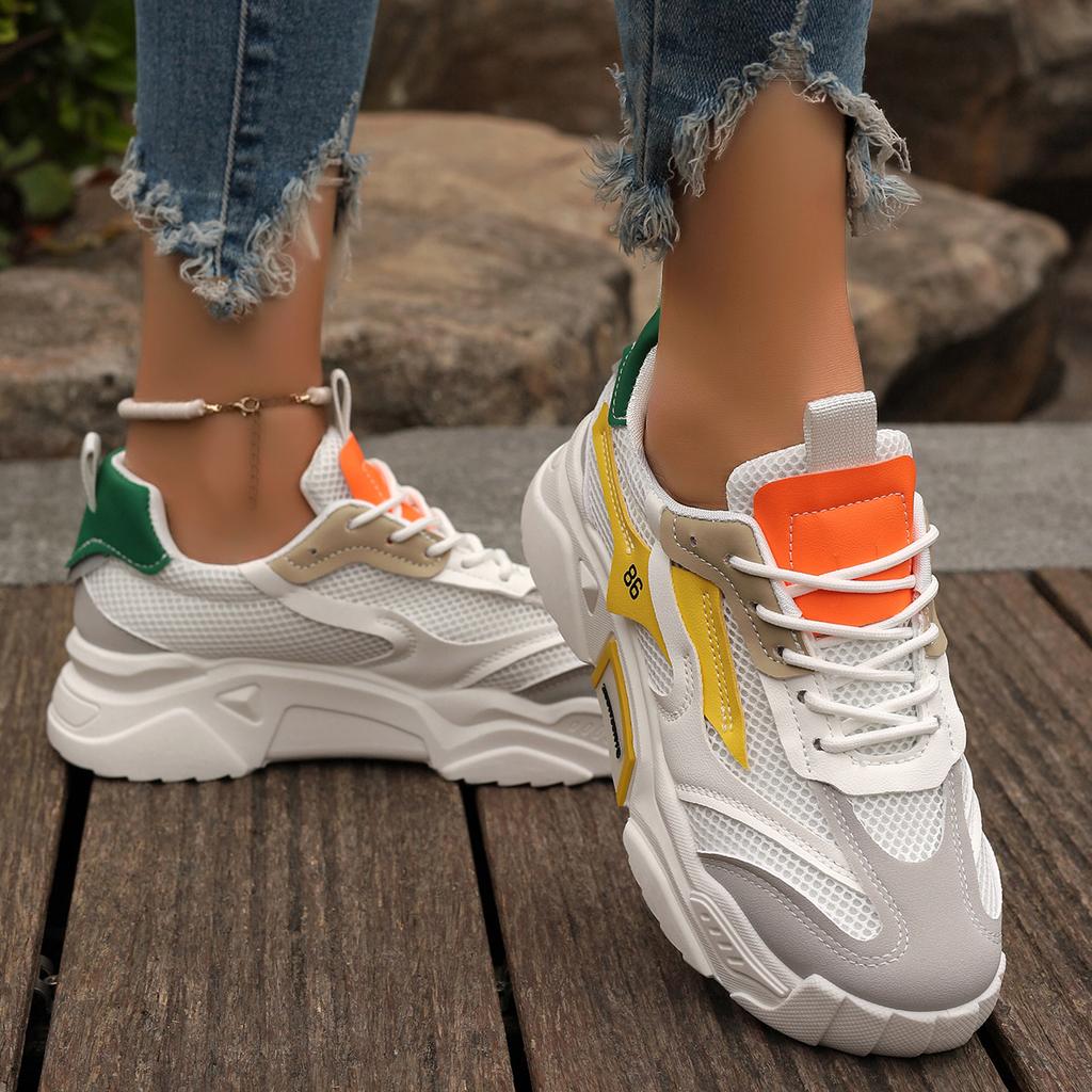 Женские кроссовки 2024 года Новые повседневные кроссовки на платформе для женщин Удобные дышащие модные кроссовки для женщин Zapatos De Mujer