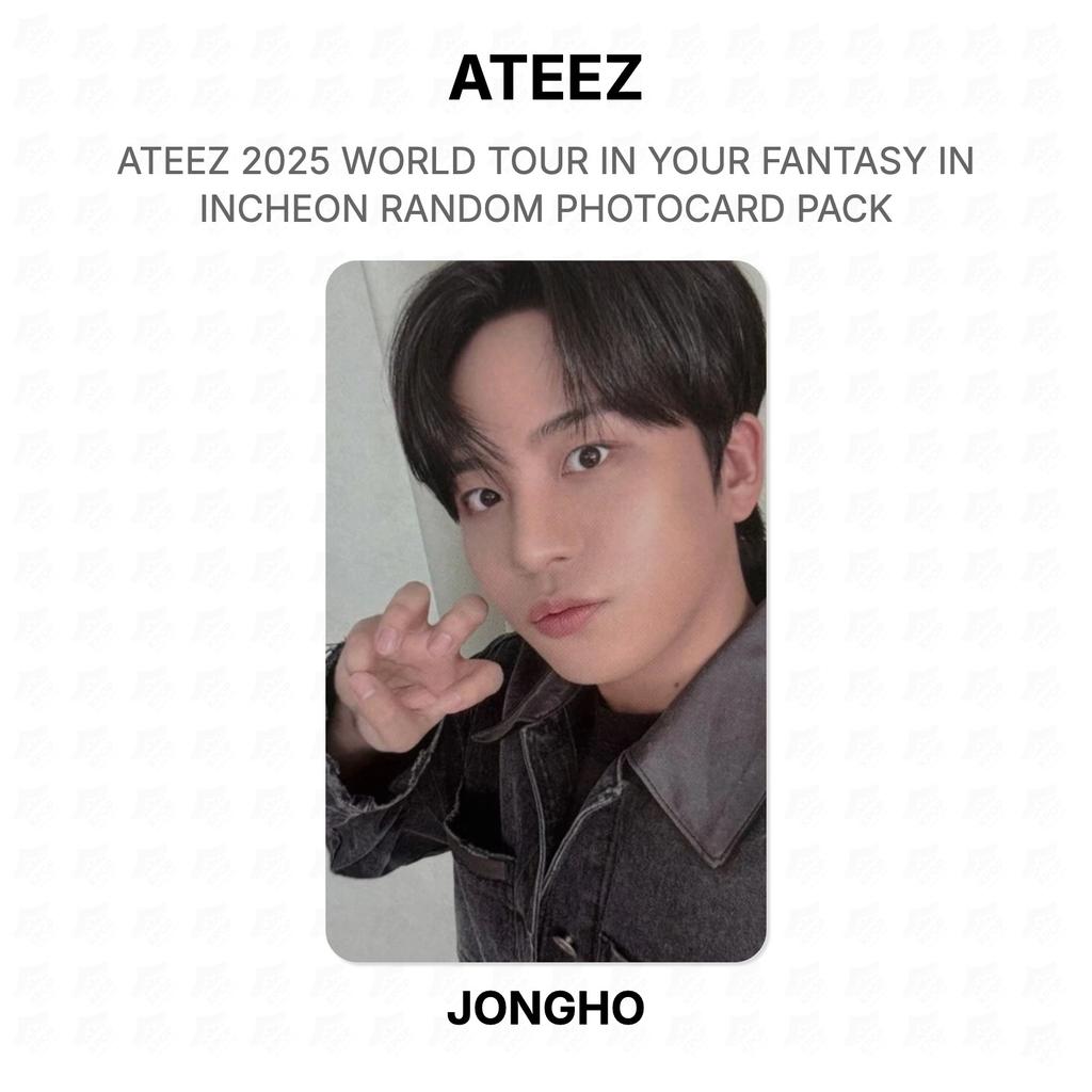 ATEEZ 2025 МИРОВОЙ ТУР В ВАШЕЙ ФАНТАЗИИ В ИНЧХОНЕ СЛУЧАЙНЫЙ ПАКЕТ ФОТОКАРТОЧЕК Официальная фотокарточка