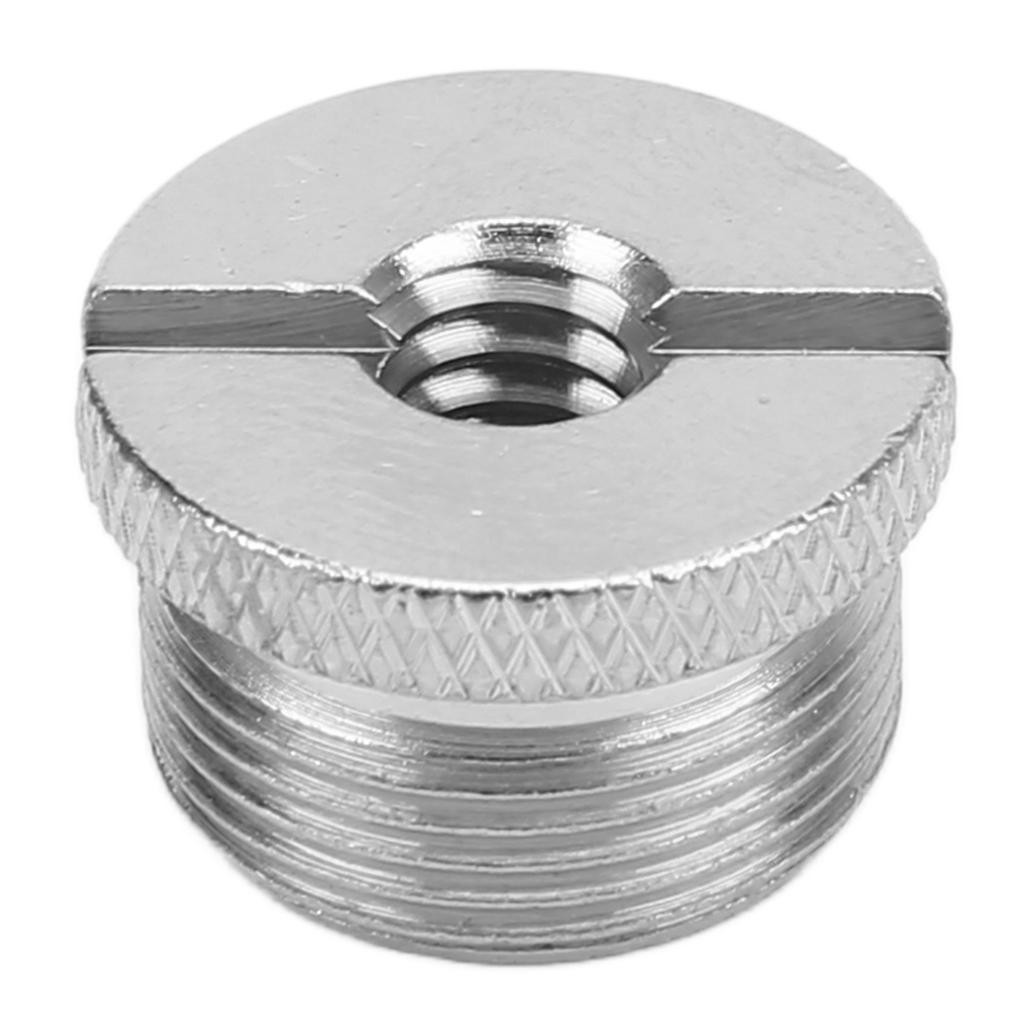 1/4 Female to 5/8 Male Screw Adapter Anodizing Trtment Durbale Mic Thrd Adapter