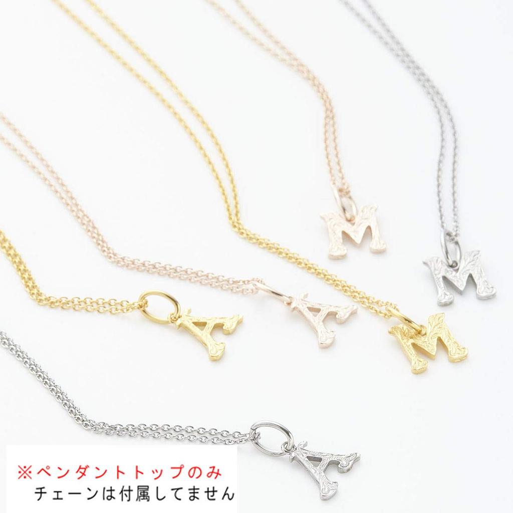 Shop Surgical stainless top chain sold Hawaiian Maile pendant K pink gold [Accessory Piena] steel, only, separately, initial, jewelry, top, women's,