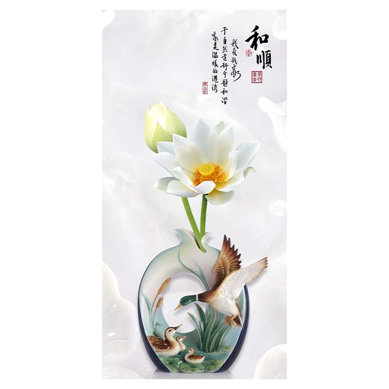 3D абстрактный цветок холст картина стереоскопические цветы настенные художественные постеры и принт квадро настенная картина украшение дома китайские элементы