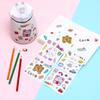 1/10Pcs Colorful PVC Stickers Waterproof Phone Water Bottle Decor  For Children Boys Girls