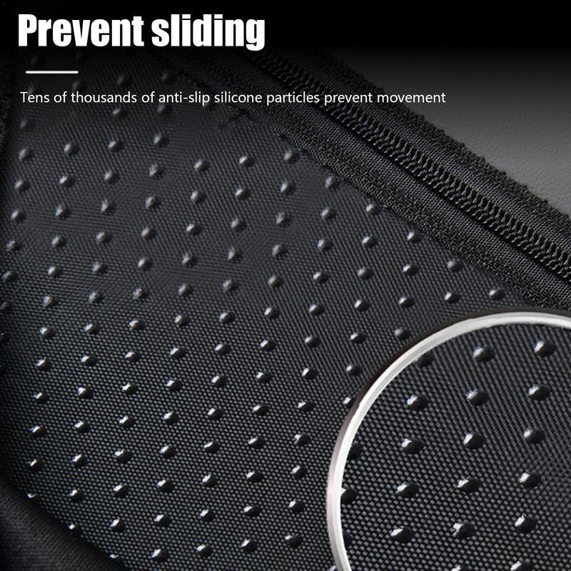 Leather Car Armrest Mat Uiversal Interior Auto Armrests Storage Box Mats Dust-proof Cushion Cover Armrest Protector W/Organizer
