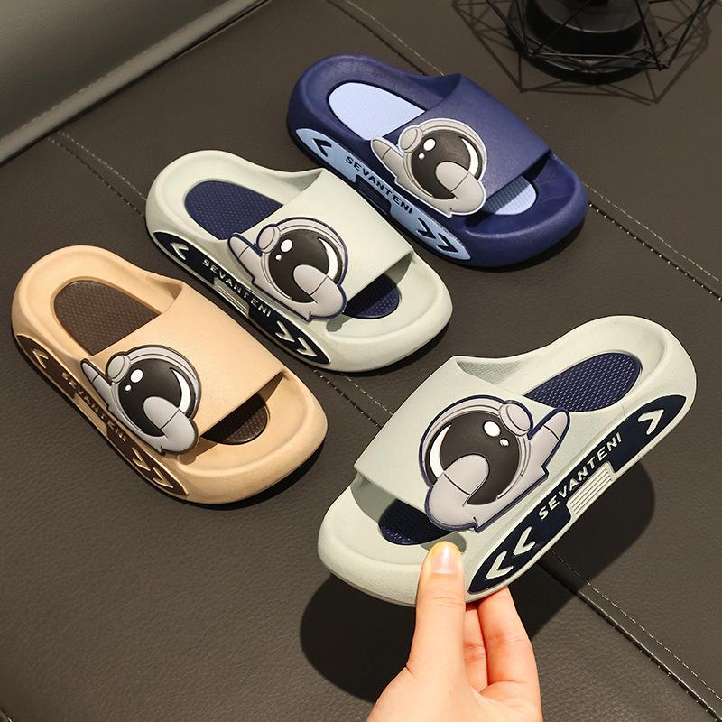 New summer cartoon children's cool slippers parent-child men's and women's soft bottom non-slip home bath bathroom outdoor