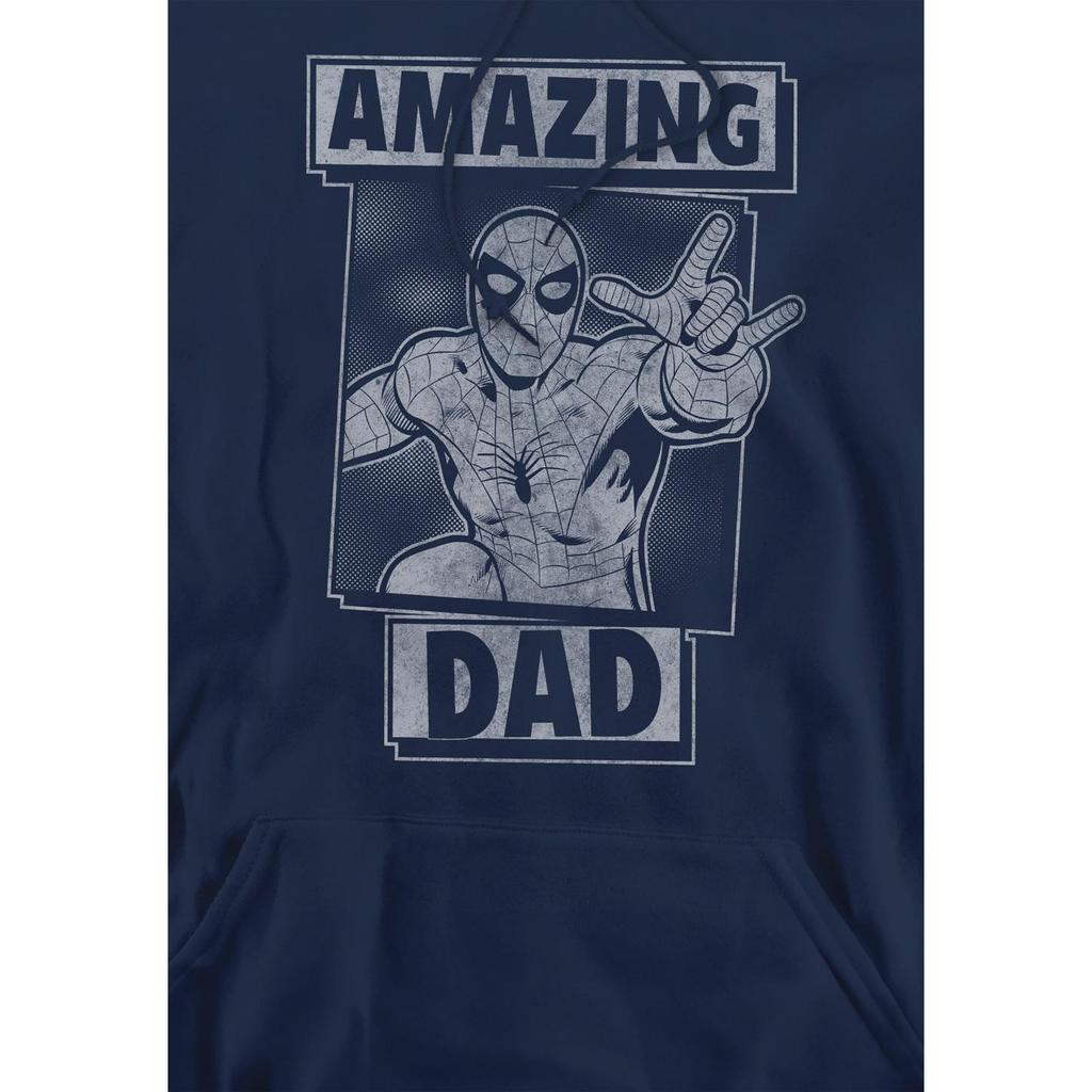 Spider-Man Мужская потрясающая толстовка с капюшоном на День отца "Amazing Dad Mono"