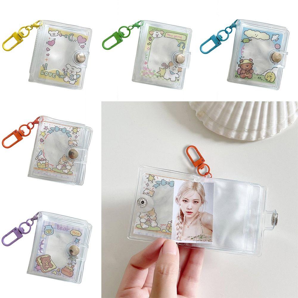 Держатель для фотокарточек Cartoon Idol, 2-дюймовый альбом для хранения карточек, мини-фотоальбом для девочек