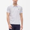 FILA Athletics Polo Shirts Men's Earth Gray Polo Collar Moderate Straight Fit A11M231121F-GY