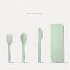 3PCS Eco-friendly Cutlery Box Kitchen Supplies Fork Spoon Tableware Dinnerware Sets Travel Cutlery