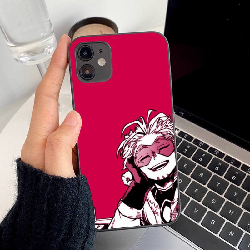 Чехол для телефона Anime MHA Hawks BNHA для iPhone 11 12 13 mini pro XS MAX 8 7 6 6S Plus X 5S SE 2020 XR