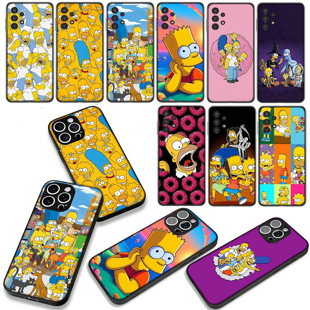 Comics S-Simpsons-Lovely Barts Phone Cover for OPPO A54 A40 A60 A80 A18 A16 A17 A38 A78 A79 A57 A58 A3 Pro A96 A15 A12 Case
