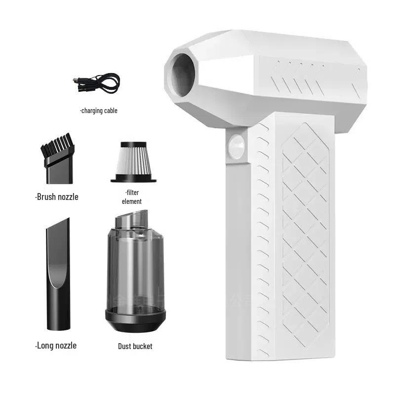 Ручной беспроводной мини-турбовентилятор и вакуумный пылесос для кемпинга в одном