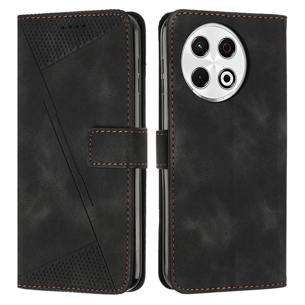 Dream Triangle Leather Wallet Phone Case with Stand Function.Tecno Series.Tecno Spark Go 2023,Spark 20C,Camon 20,Spark 10C,Camon 30S,Camon 40...