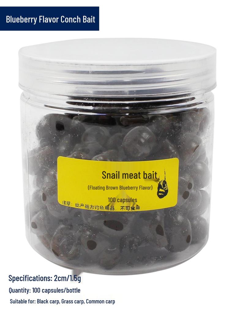 Hunt High Бионическая приманка для ловли белого амура – Мягкая приманка в форме улитки с рыбным запахом