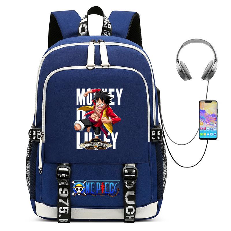 Рюкзак Riman ONE PIECE one piece, молодежный школьный рюкзак большой вместимости, USB-сумка для компьютера