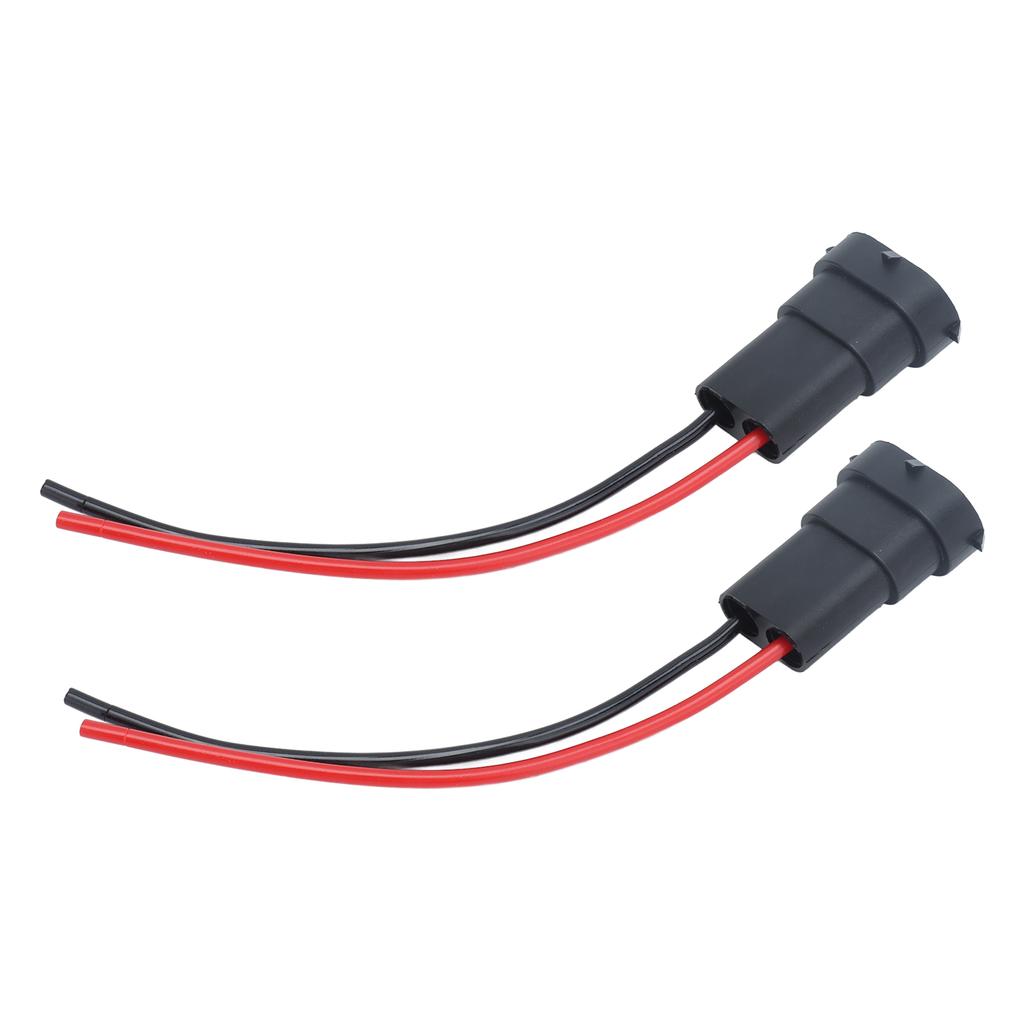 2Pcs Socket Wires Male Adapter Headlight Copper Wiring Harness 12V for H11 H8 880 890 Bulb