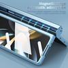 Чехол с магнитным шарнирным кронштейном для Samsung Galaxy Z Fold 5 4 3 5G, чехол с S Pen, полная защита с пленкой для объектива для Z Fold3 Fold4