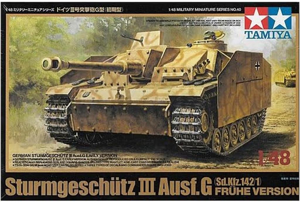 Tamiya Серия военных миниатюр 40 Немецкая армия III G Раннее производство Пластиковый модельный набор 32540 1/48 Нет. Штурмгешуц Ausf.