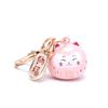 Japanese Cute Lucky Cat Keychains Car Bag Decor Water Sound Bell Pendent Charm