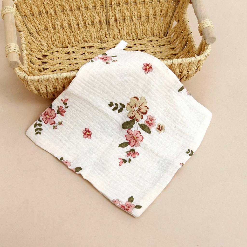 Детские влажные салфетки Хлопковый носовой платок Квадратное полотенце Мочалки Полотенце для кормления Детские салфетки Дышащее полотенце для лица для младенцев