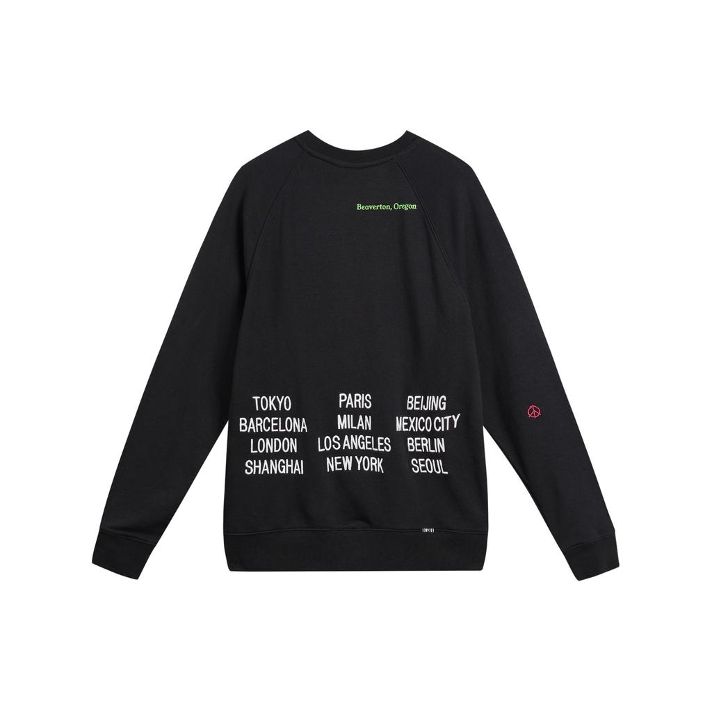 Nike Спортивная одежда Пуловер с вышитым логотипом Мужские топы Черный DD0883-010