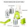 Slicing Grater Manual Rotary Food Processor Stainless Steel Grater Multifunctional Blender Potato Slice Chopper Kitchen Gadgets