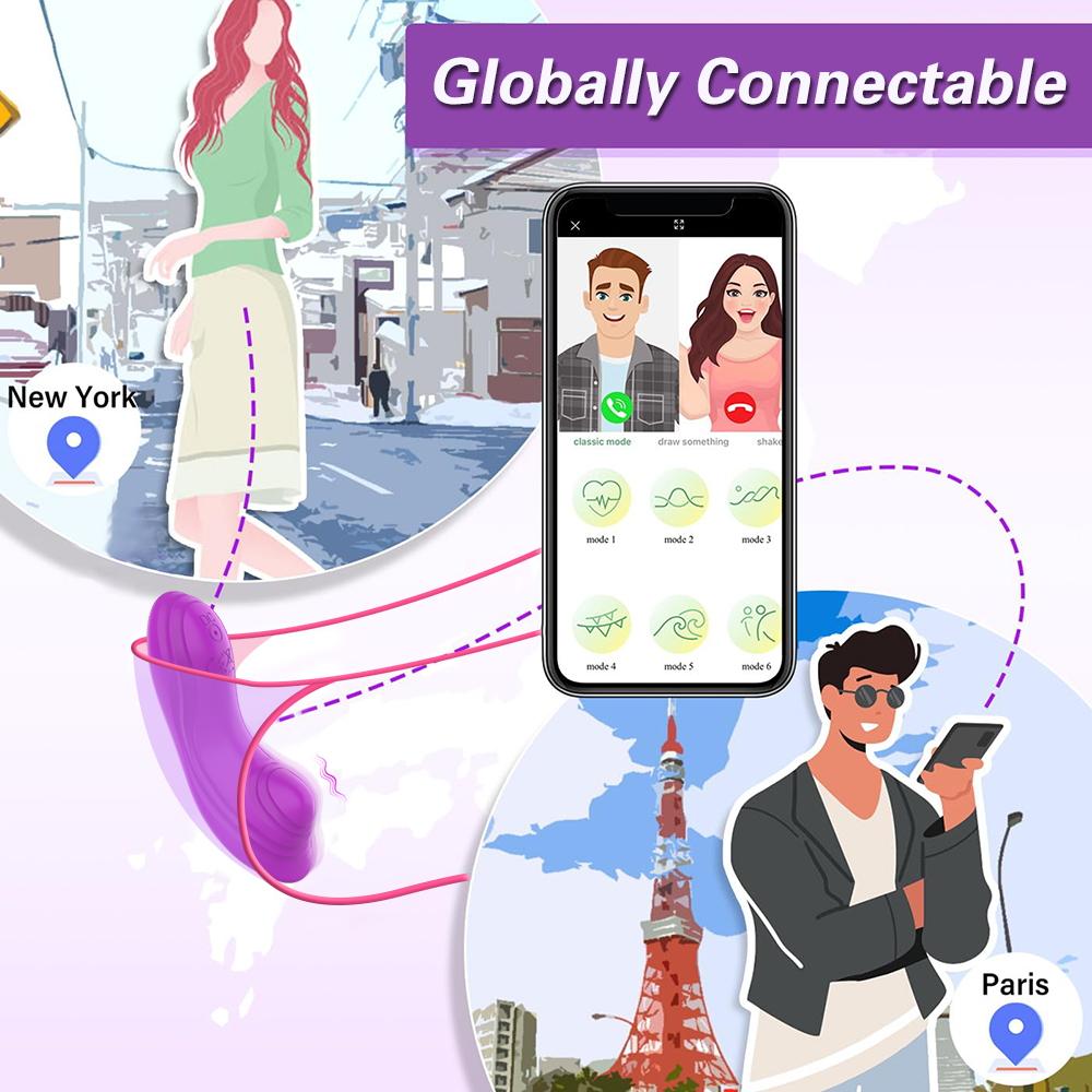 Носимый вибратор для женщин, стимулятор клитора, беспроводной Bluetooth, управление через приложение, магнитный износ, вибрирующий женский мастурбатор, секс-игрушки